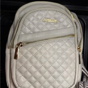 Cream Quilted Women's Bag